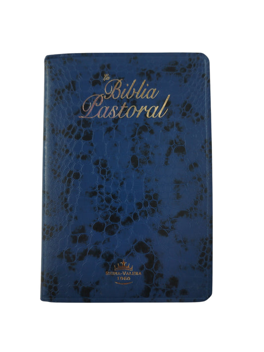 Biblia pastoral 1960 azul by Reina Valera 1960