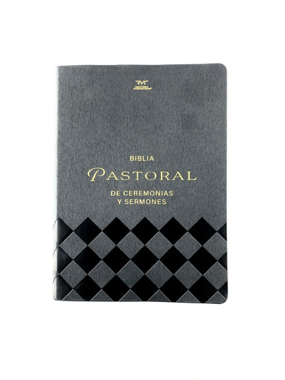 Biblia pastoral RVC de ceremonias y sermones negra letra grande