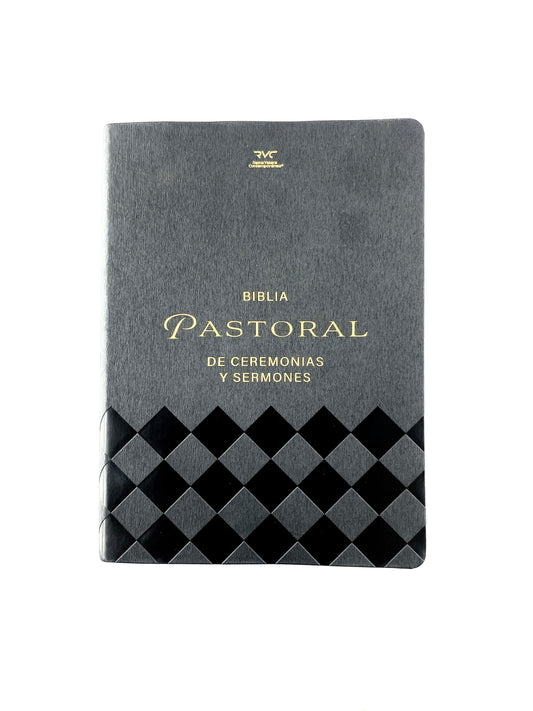Biblia pastoral RVC de ceremonias y sermones negra letra grande