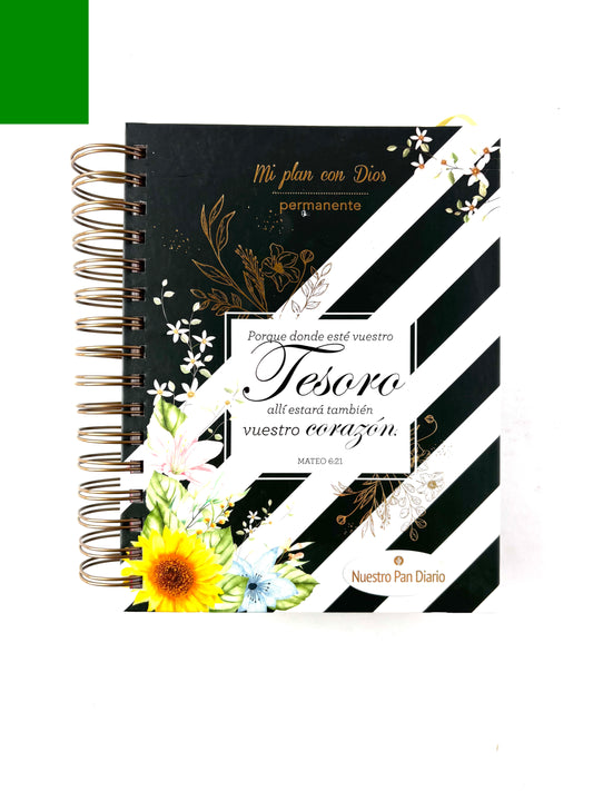 Devocional permanente mi plan con Dios 2026 Negro