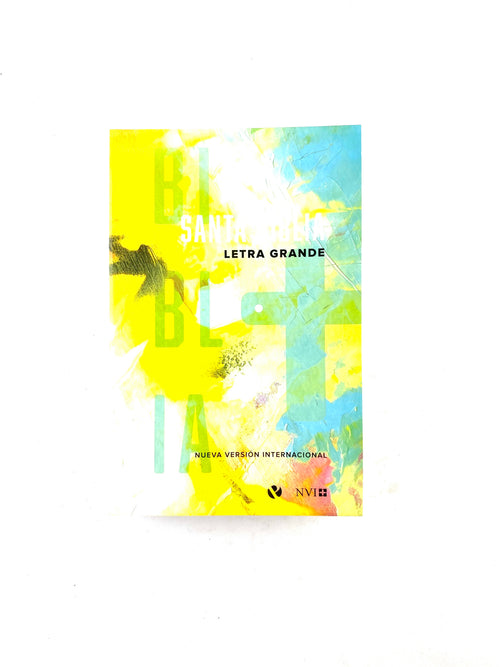 Biblia NVI letra grande rustica amarillo by Nueva Versión Internacional