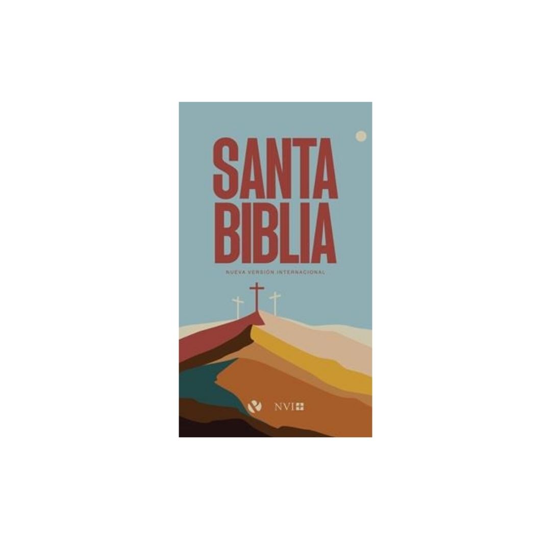 Biblia NVI azul cruz tapa dura by NVI
