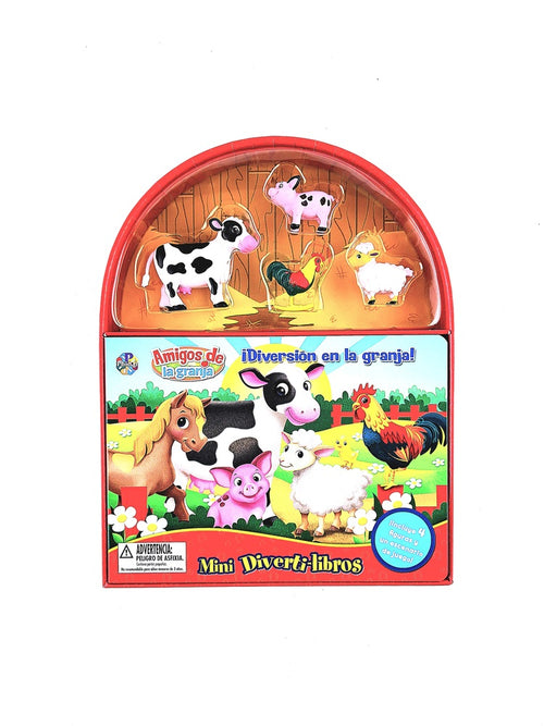 Amigos de la granja ¡diversión en la granja! mini diverti-libros by VARIOS