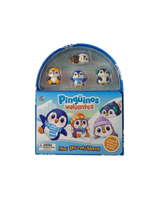 Mini diverti-libros. pingüinos valientes