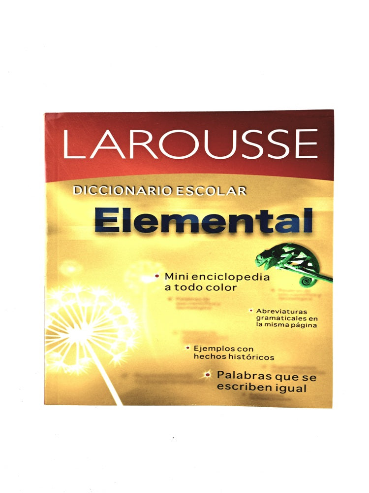 Diccionario escolar elemental by Varios