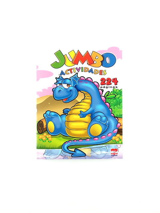Jumbo actividades libro para colorear dragón by Varios