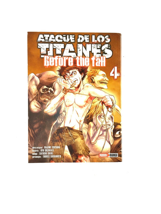 Ataque de los titanes before the fall N.4
