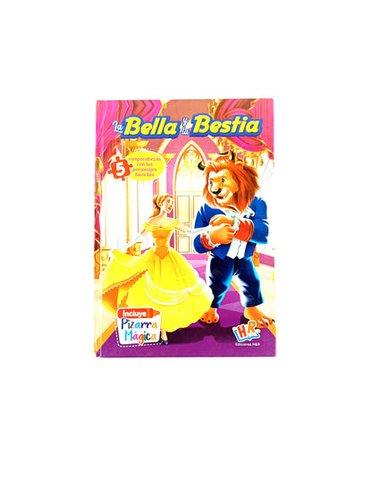 La bella y la bestia contiene 5 rompecabezas con tus personajes favoritos