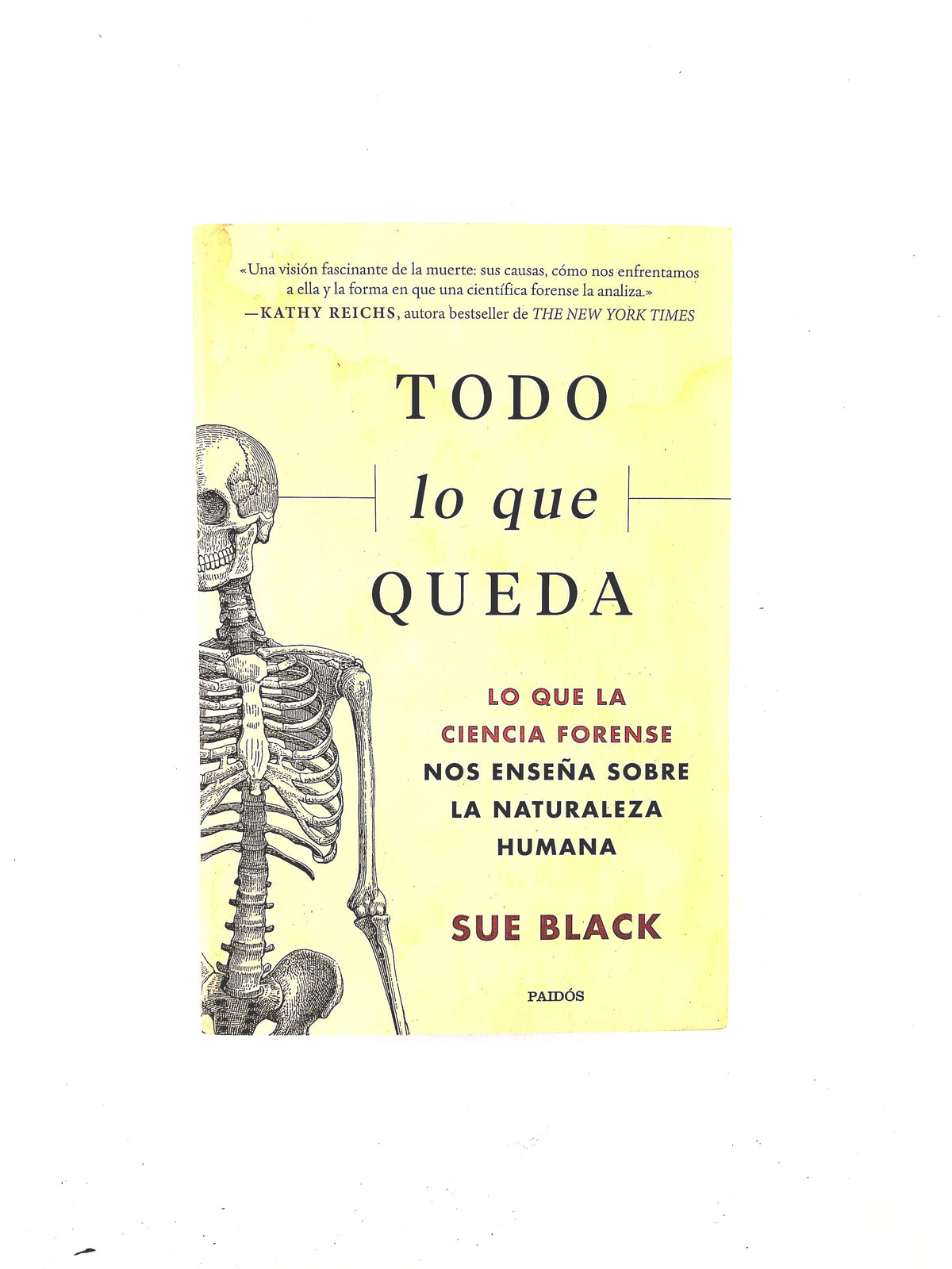 Todo lo que queda by Sue Black