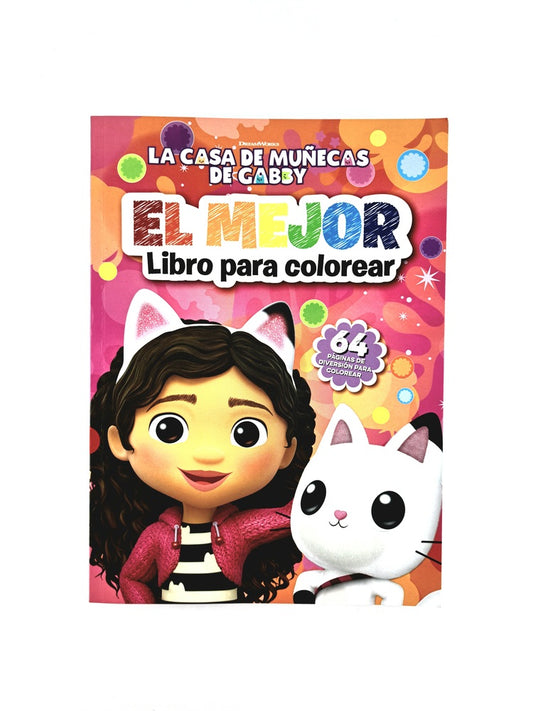 La casa de muñecas de Gabby el mejor libro para colorear