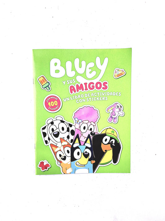 Bluey y sus amigos un libro de actividades con stickers