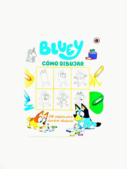 Bluey cómo dibujar