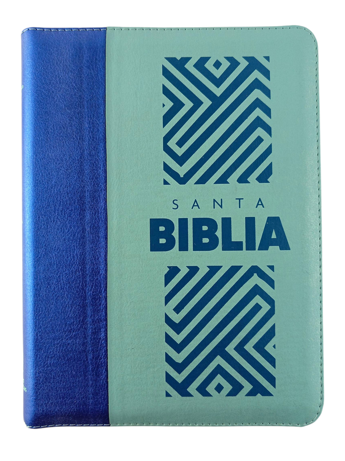 Biblia rvr 1960 Letra Gigante Verde Azul by Reina Valera 1960