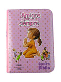 Biblia amigos por siempre rosado con estuche by Reina Valera 1960