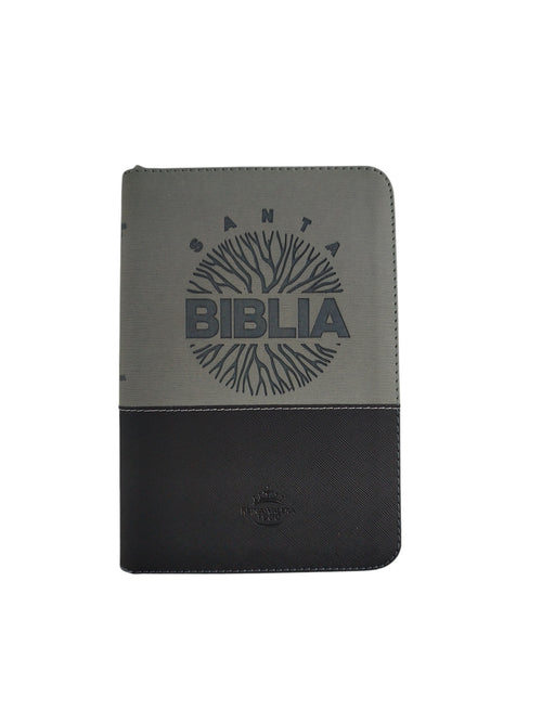 Biblia rvr con índice Gris negra canto plateado by Varios