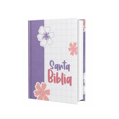 Biblia RVR 1960 letra grande lila - blanco by Reina Valera 1960