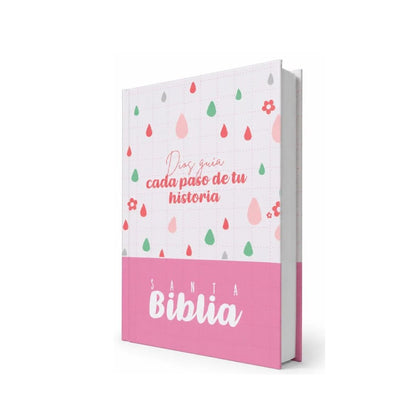 Biblia RVR 1960 letra grande rosada -blanco by Reina Valera 1960