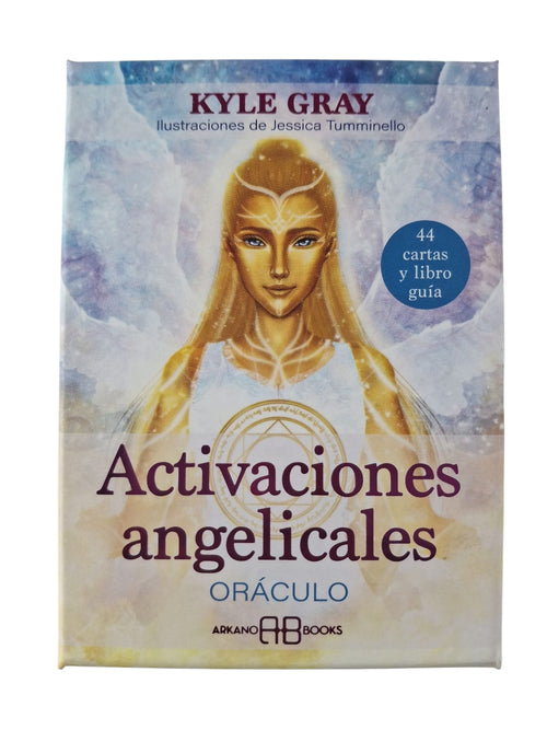 Activaciones Angelicales Oráculo, 44 cartas y libro guía by Kyle Gray