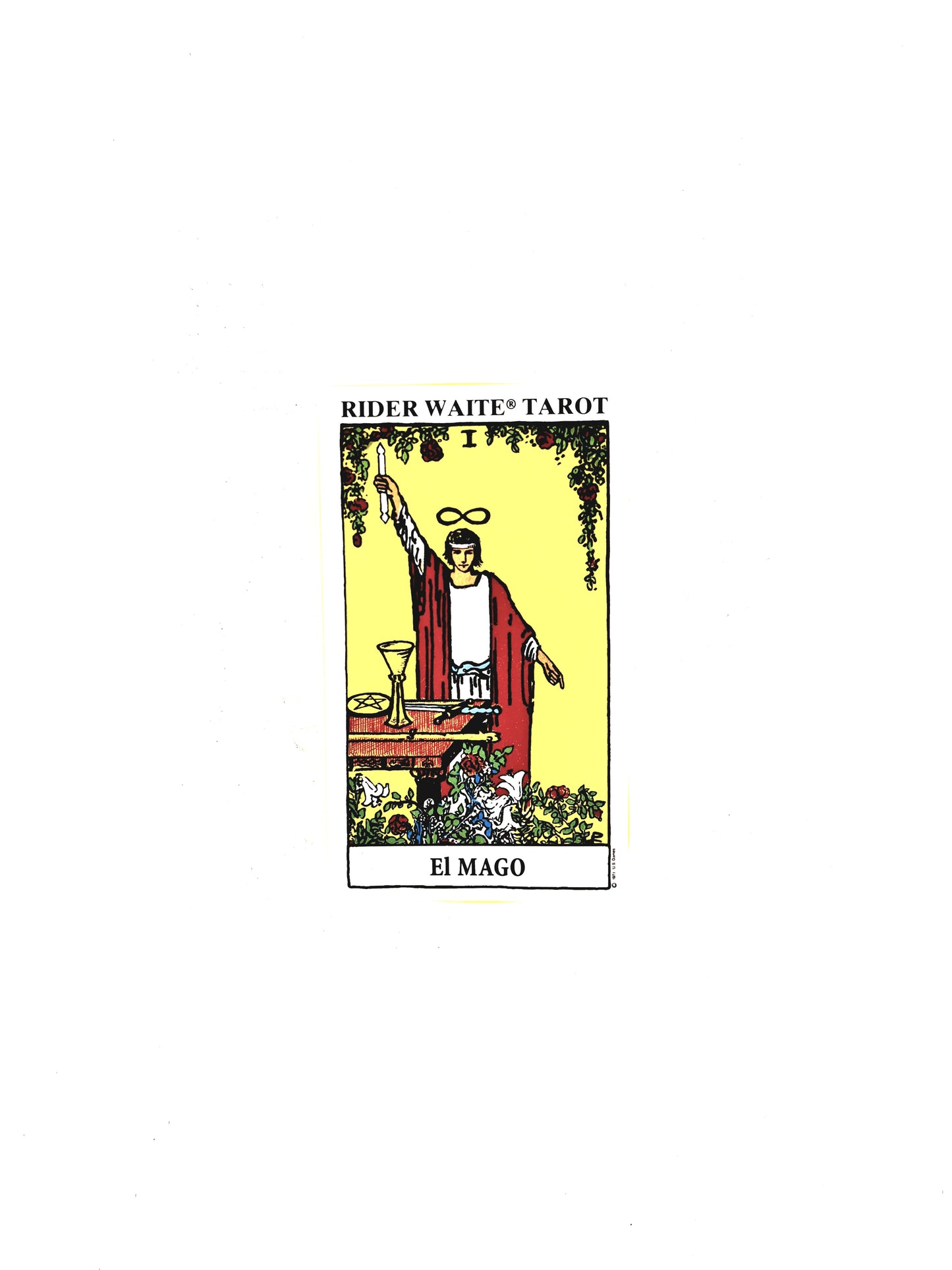 Rider Waite tarot el mago