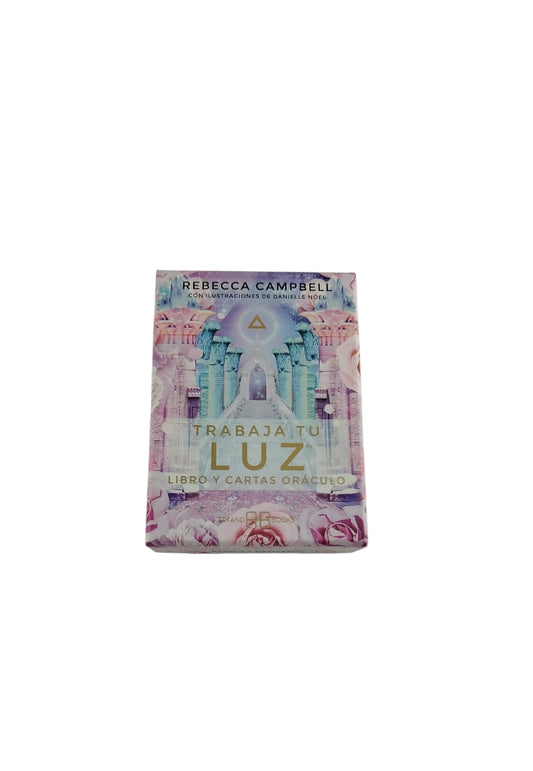 Trabaja Tu Luz libro y cartas Oráculo by Rebecca Campbell