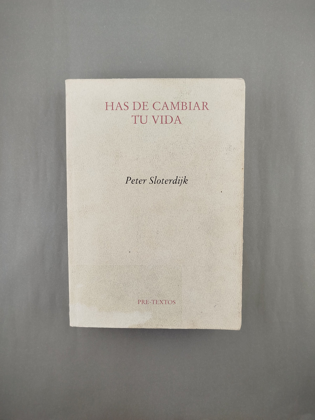 Has de cambiar tu vida by Peter Sloterdijk