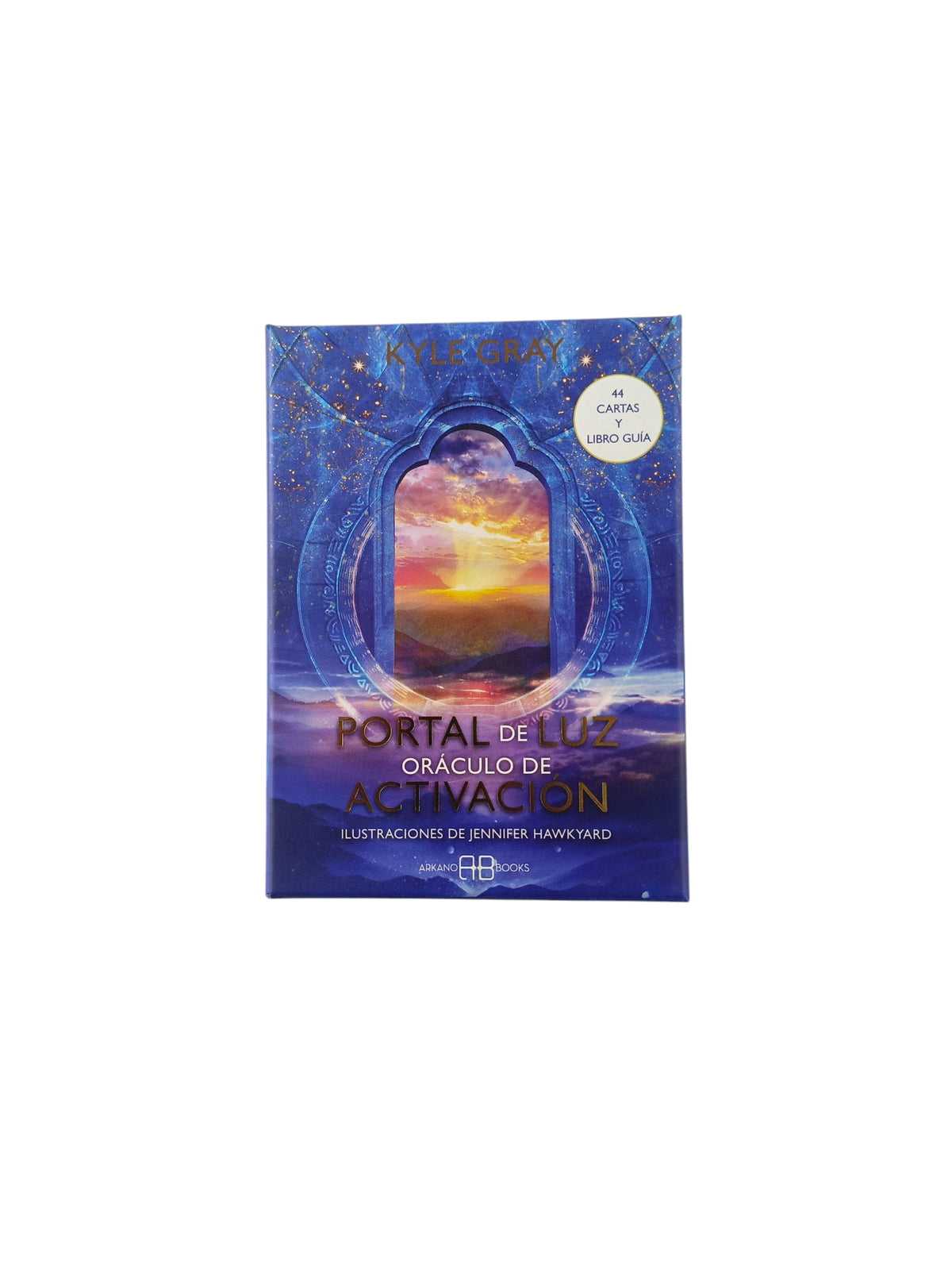 Portal de luz Oráculo de activación 44 cartas y libro guía by Kyle Gray