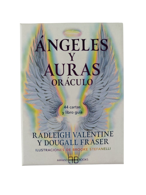 Ángeles y Auras Oráculo, Libro Y 44 Cartas by Radleigh Valentine Y Dougall Fraser
