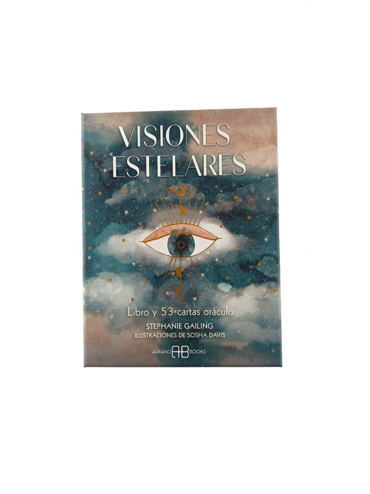Visiones estelares Libro y 53 cartas oráculo