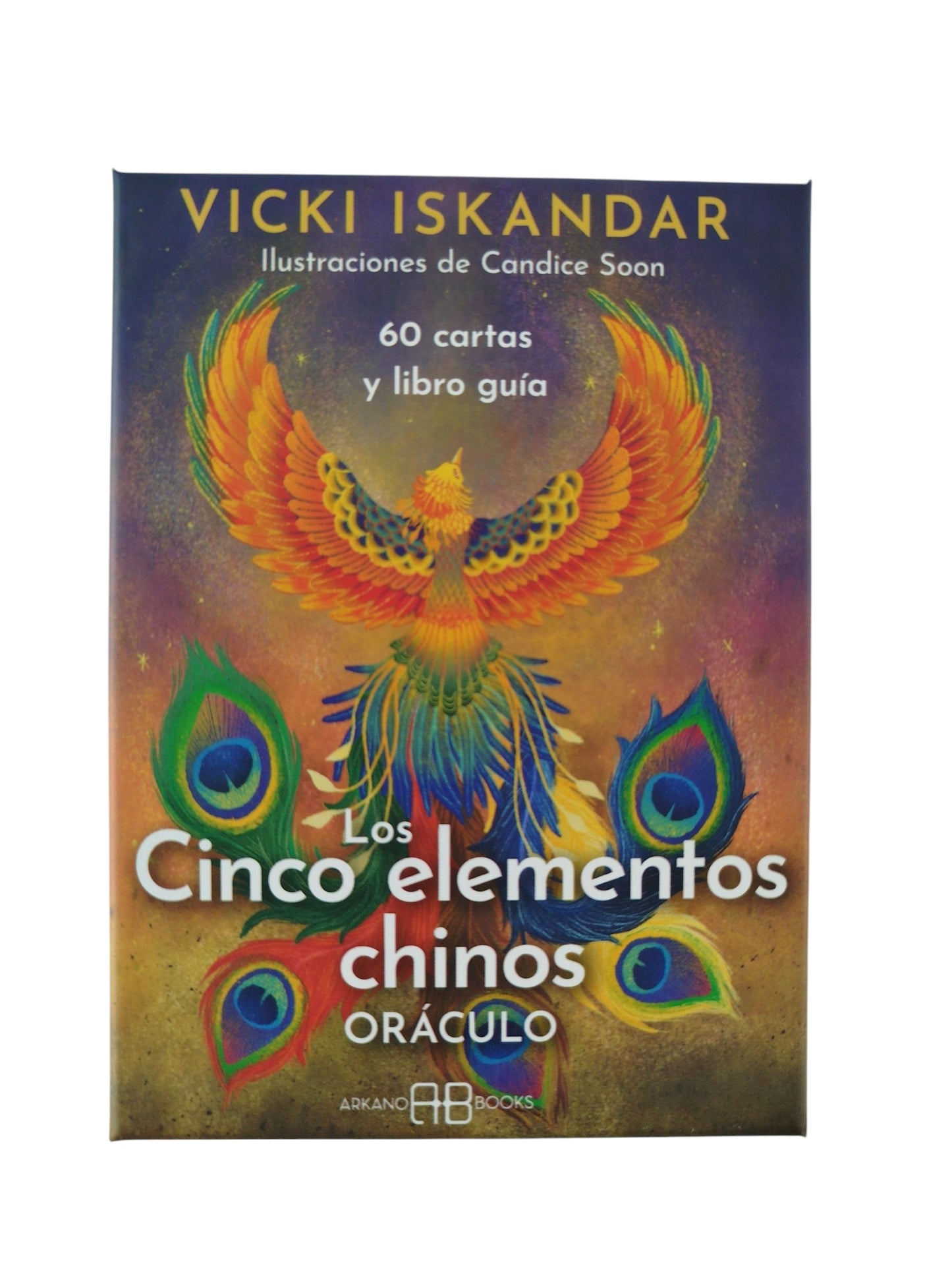 Los Cinco elementos chinos Oráculo 60 cartas y libro guía