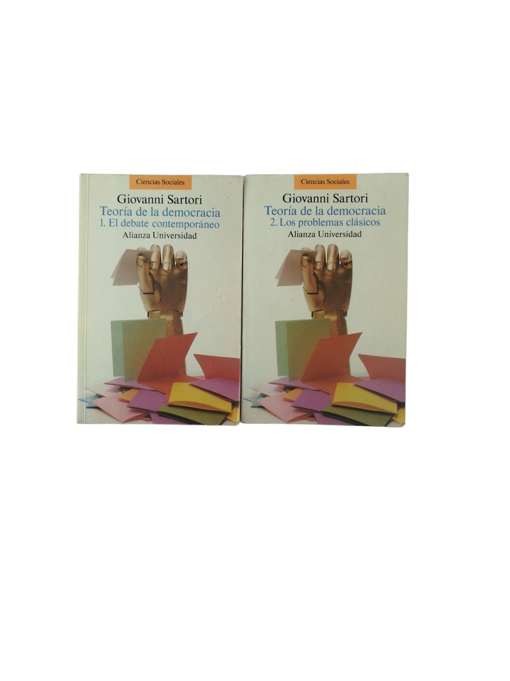 Teoría de la democracia (2 Tomos ) by Giovanni Sartori