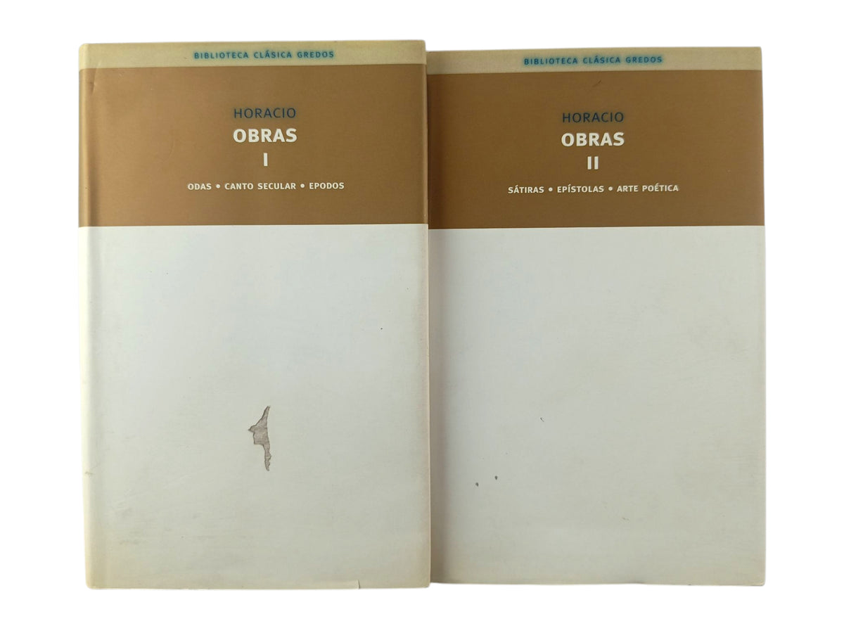 obras completas de Horacio disponible tomo I y II by Quinto Horacio