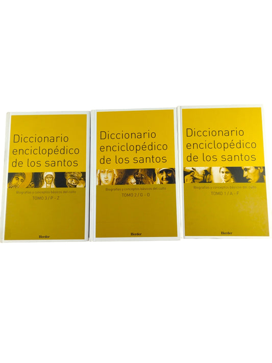 Diccionario Enciclopédico de los santos 3 tomos