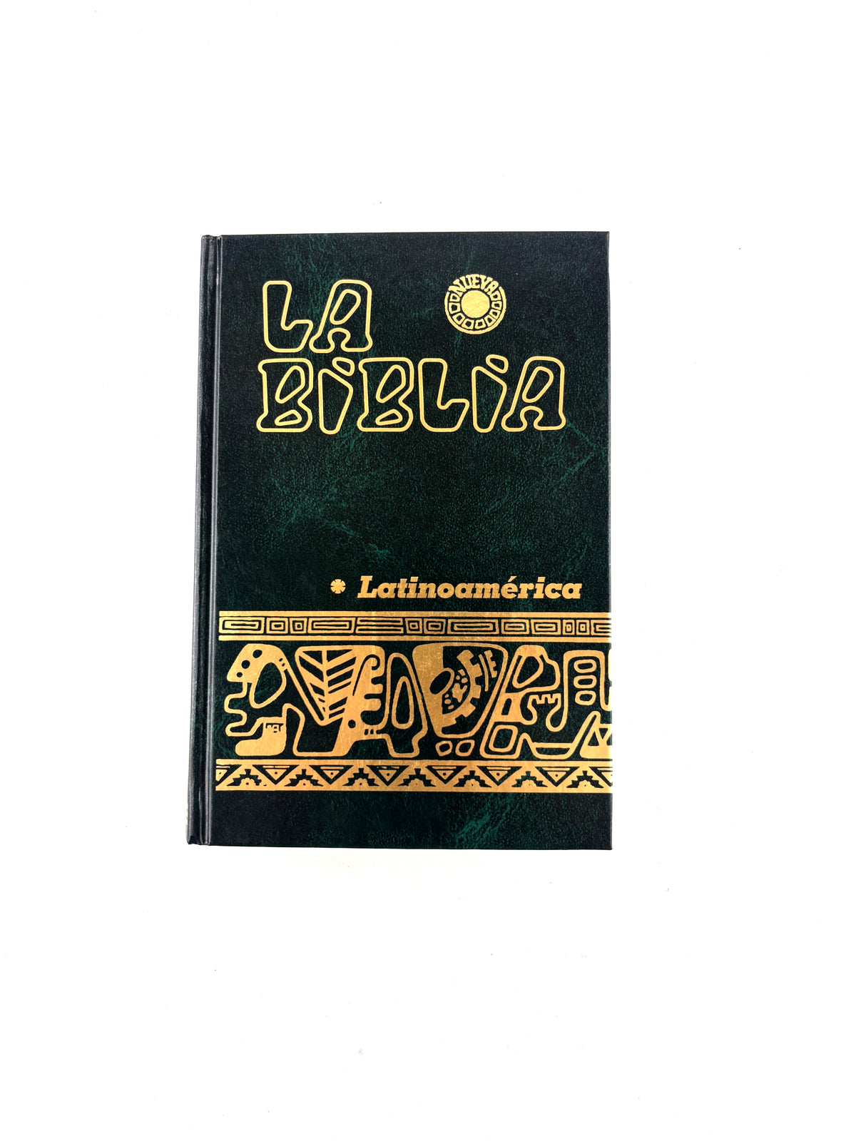 Biblia latinoamérica pequeña tapa dura verde con índice by Latinoamérica