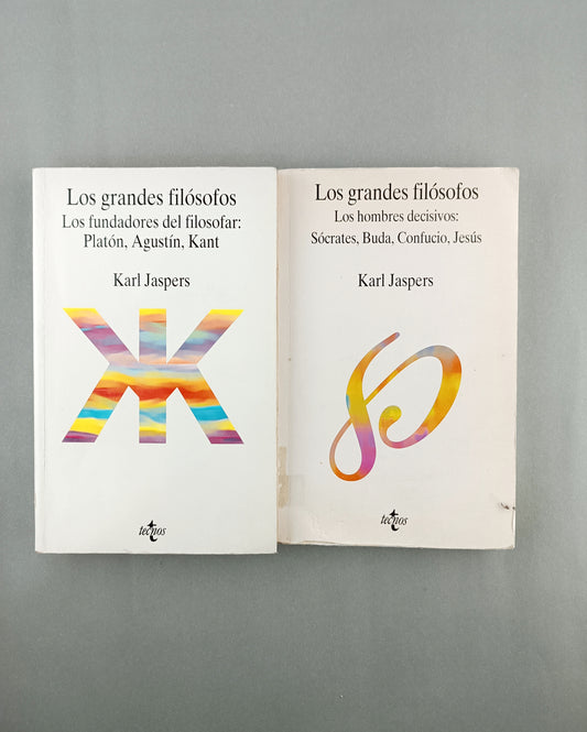 Los grandes filósofos karl Jaspers tomo I,II