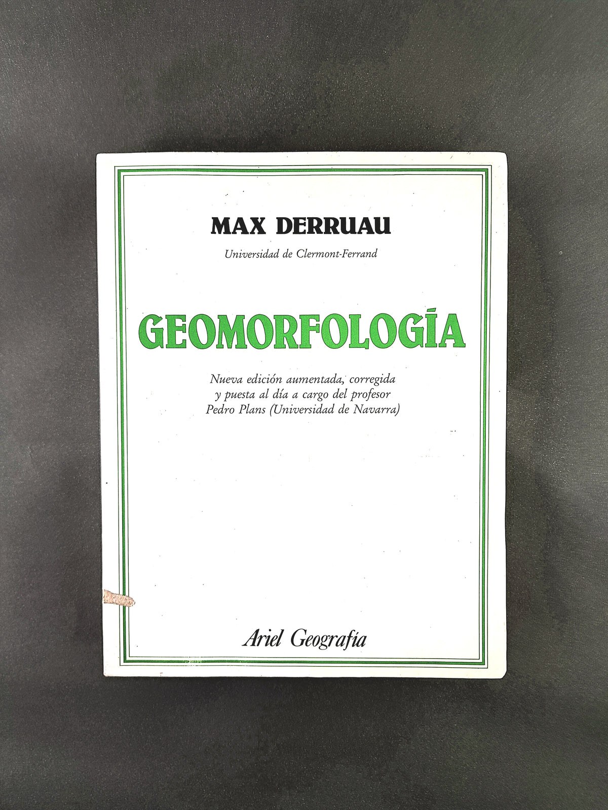 Geomorfología by Max Derruau