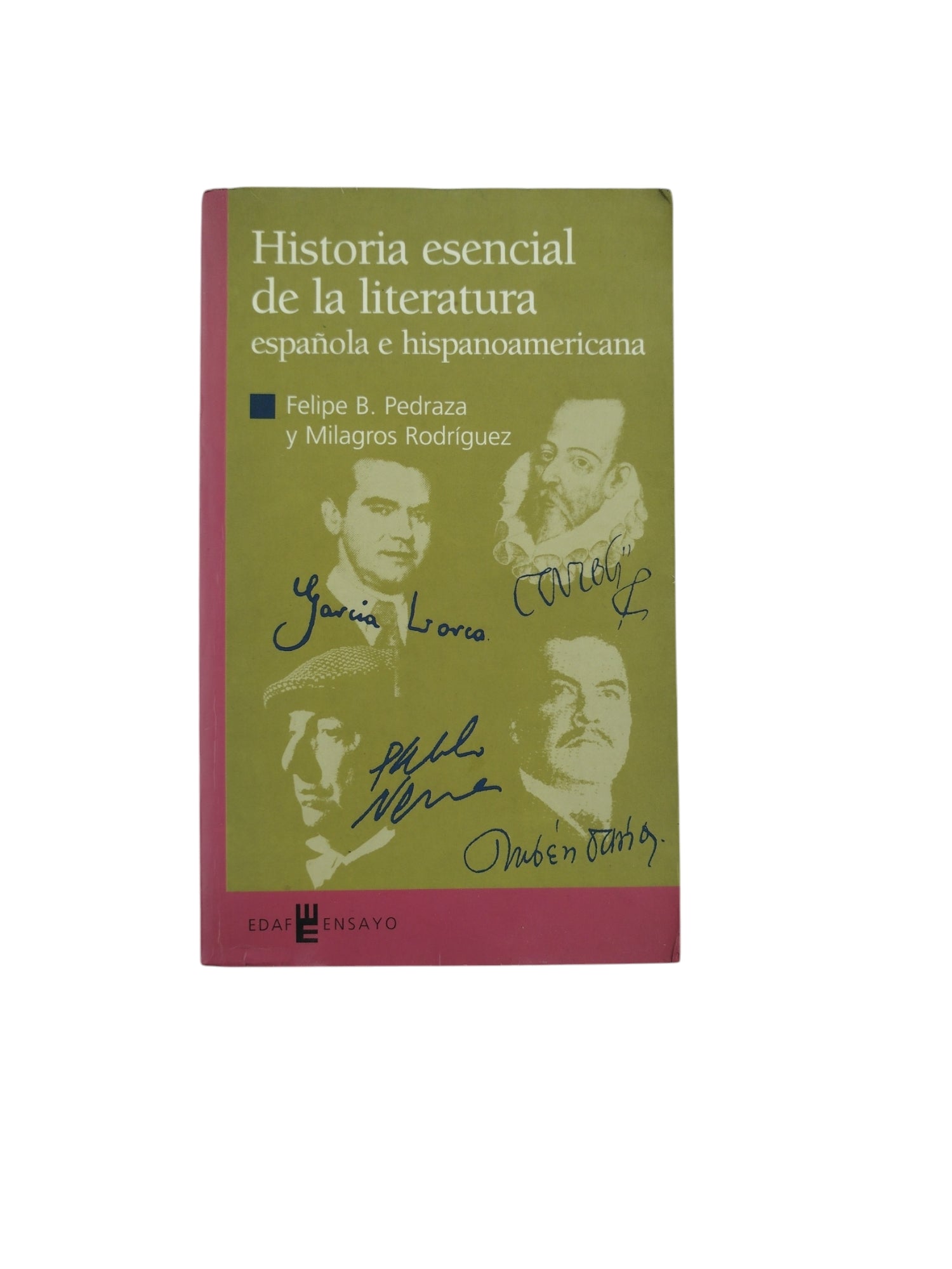 Historia esenciall de la literatura española e hispanoamericana by Felipe B. Pedraza y Milagros Rodríguez