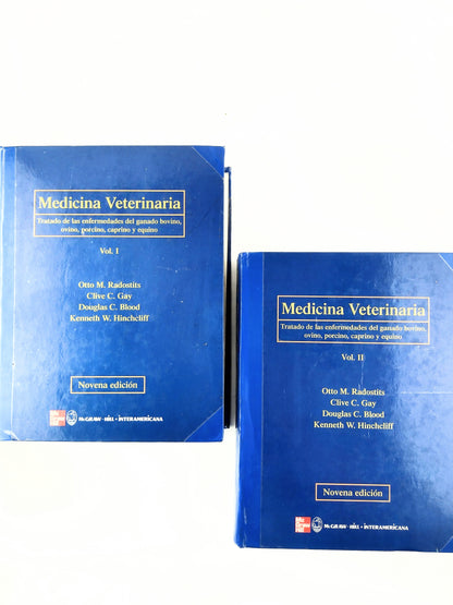 Medicina veterinaria Volumen I, II. Dos tomos