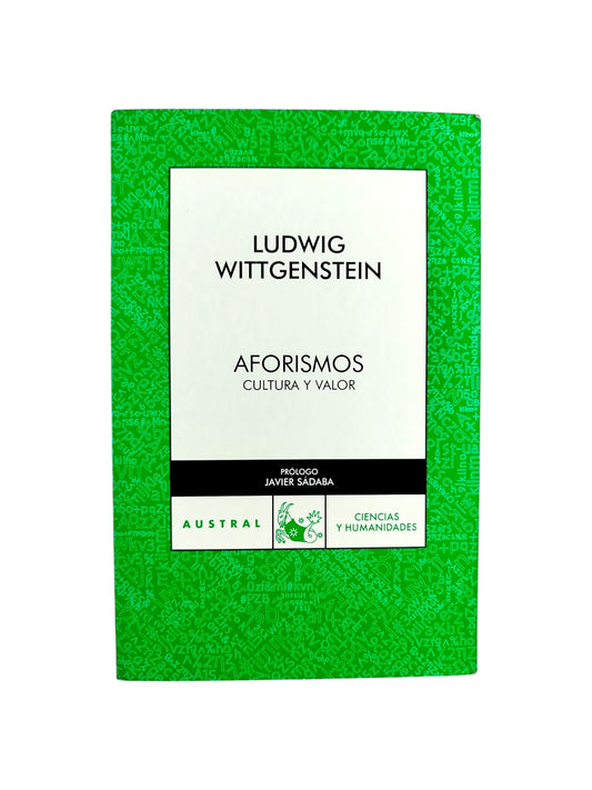 Aforismos: Cultura y valor by Ludwig Wittgenstein