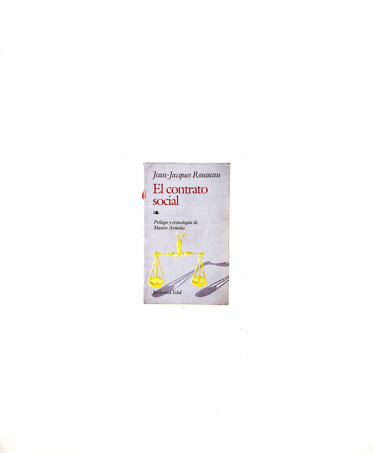 El contrato social by Jean Jacques Rousseau