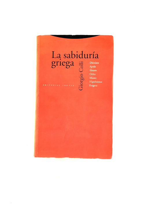 La sabiduría griega