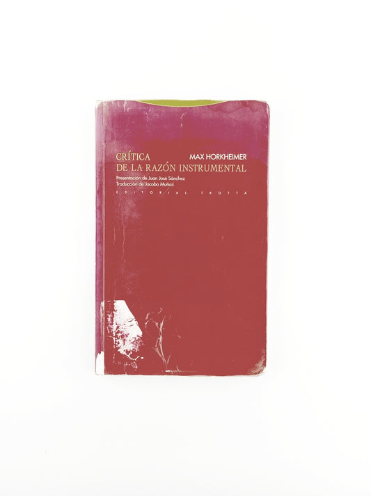 Crítica de la razón instrumental