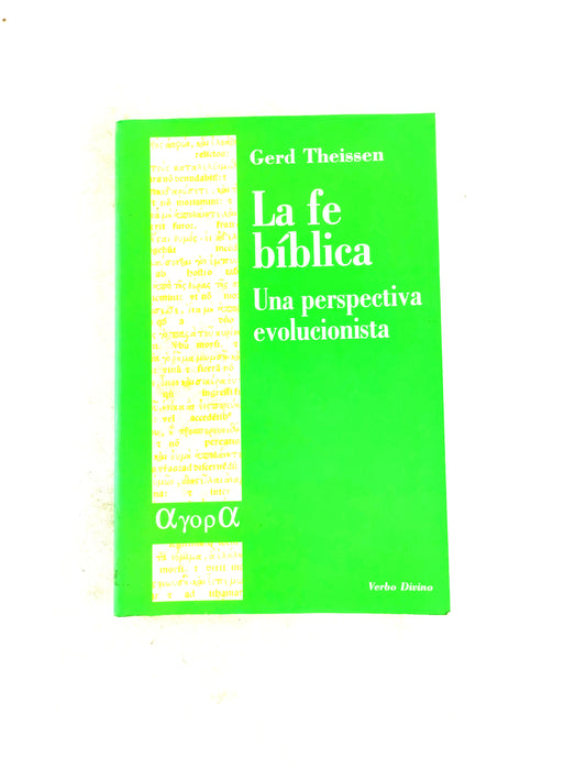 La fe bíblica una perspectiva evolucionista