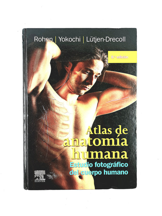 Atlas de anatomía humana estudio fotográfico de cuerpo humano octava edición