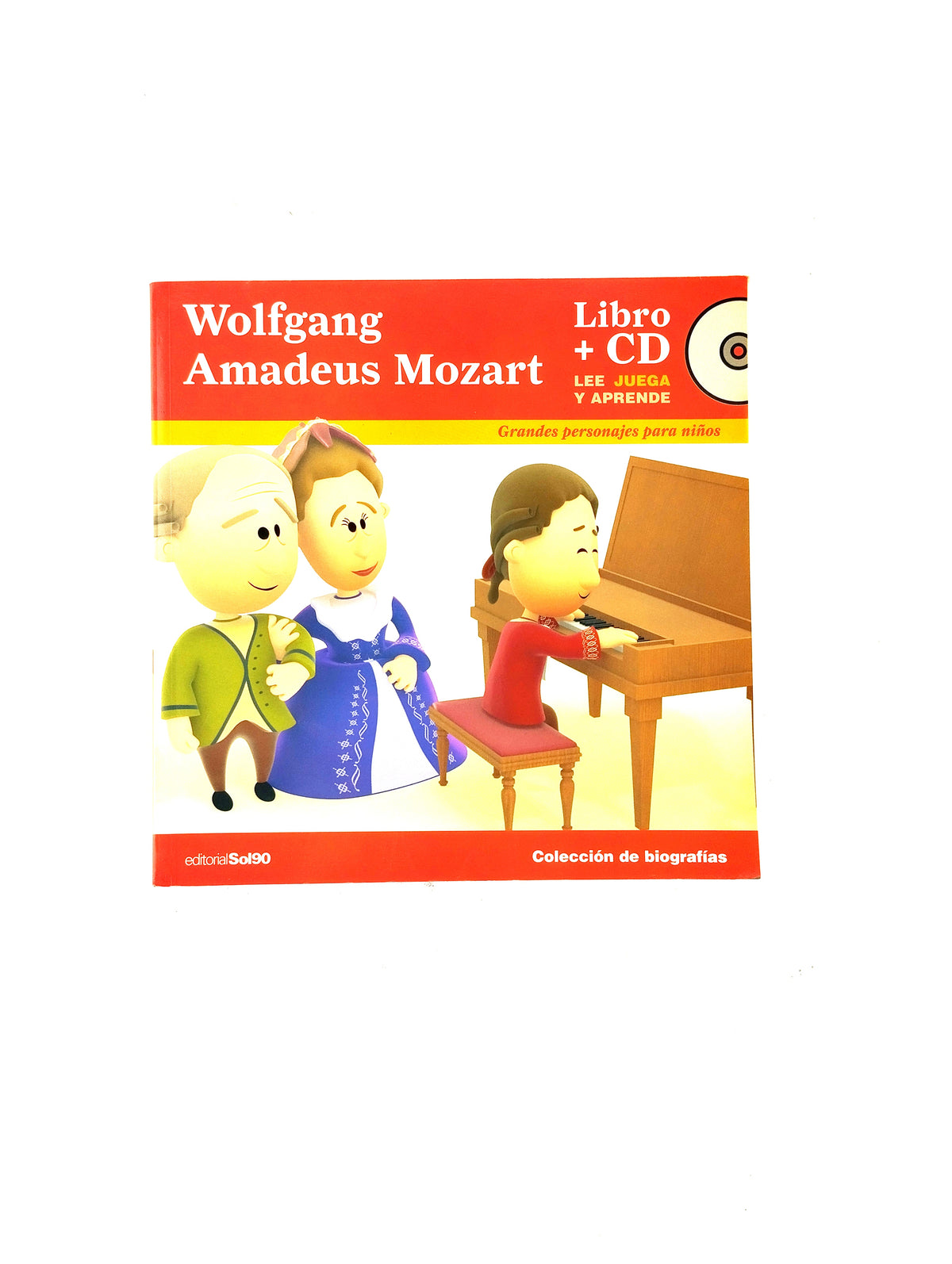 Wolfgang amadeus mozart +CD by varios Autores
