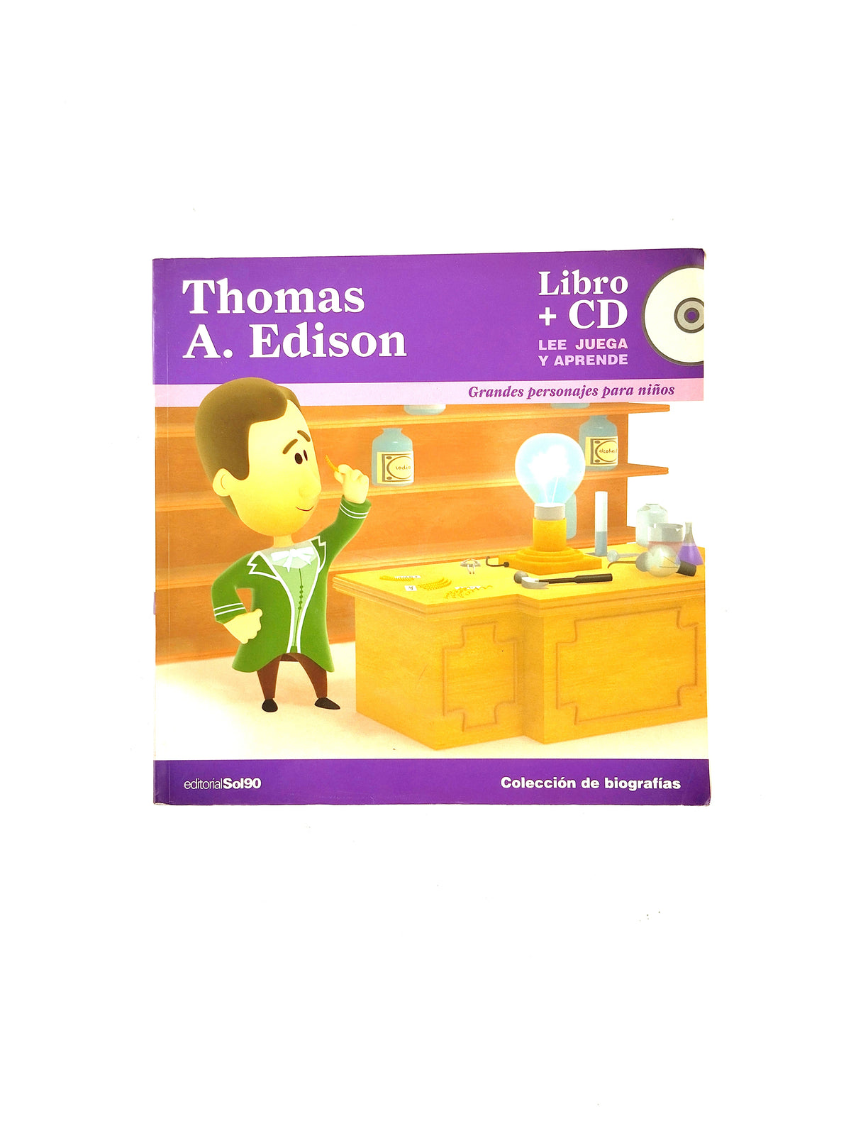 Thomas a edison +CD by Varios Autores