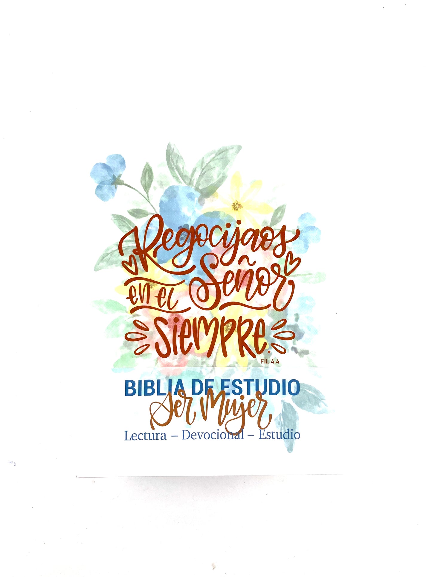 Biblia de estudio ser mujer lectura-devocional-estudio