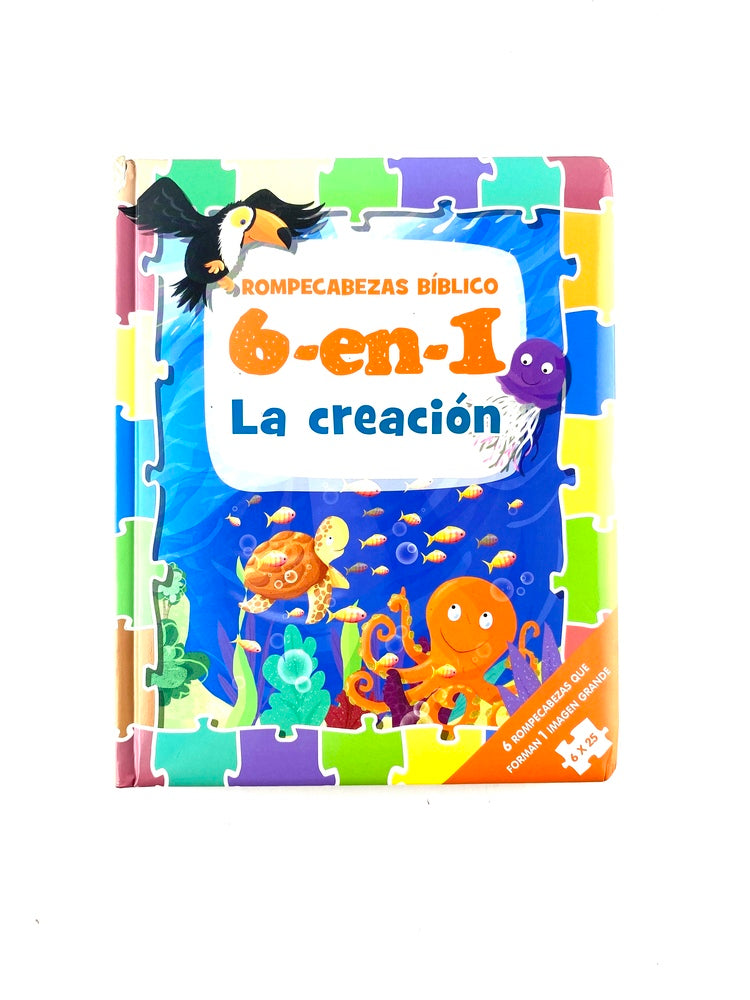 Rompecabezas bíblico 6 en 1 la creación