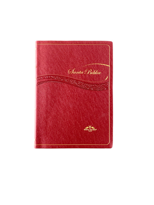Biblia rvr 1909 Vinotinto tapa percalina