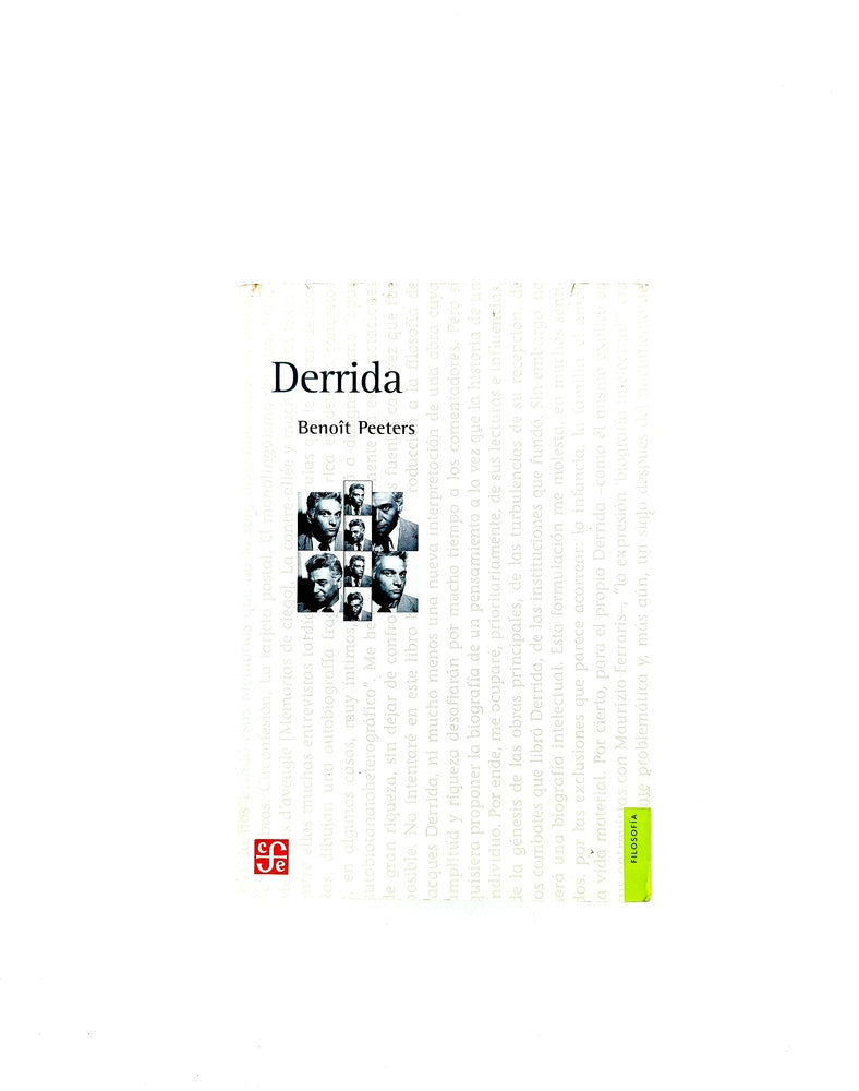 Derrida by Benoit Peeters