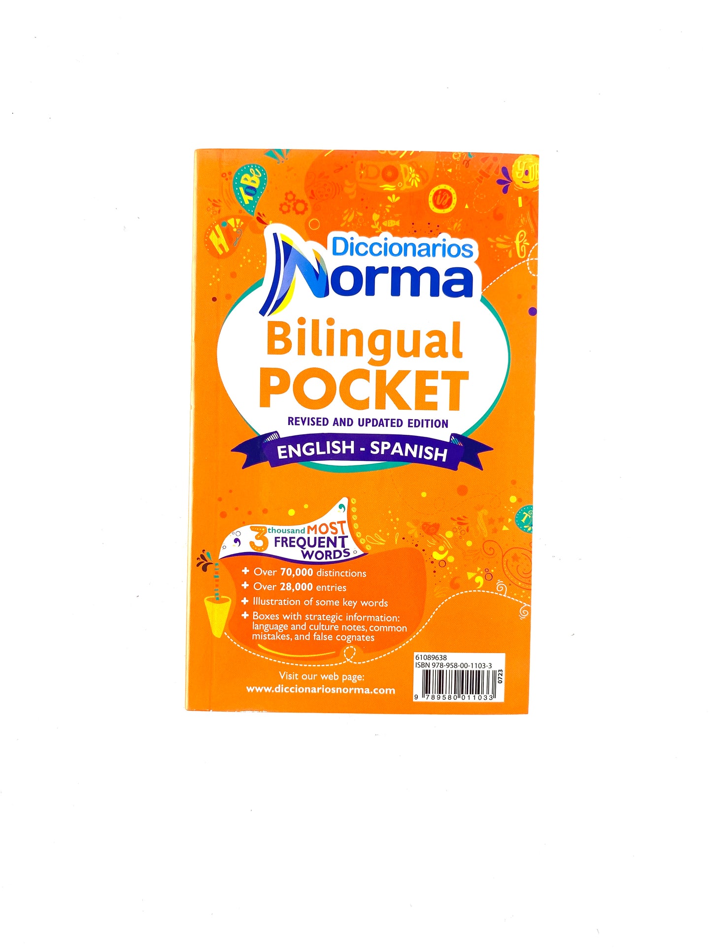 Diccionario norma bilingüe pocket español-ingles edición actualizada